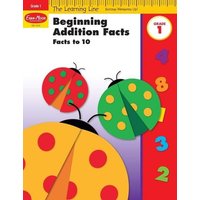 Learning Line: Beginning Addition - Facts to 10, Grade 1 Workbook von Evan-Moor Educational Publishers