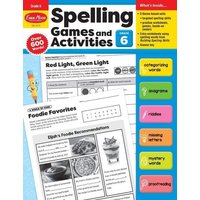 Spelling Games and Activities, Grade 6 Teacher Resource von Evan-Moor Educational Publishers