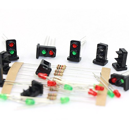 10 STK. Signale LED rot/grün DIY Dwarf Zwergsignale Spur H0 / TT / 00 JTD19-10-EU 10 STK. Signale LED rot/grün DIY Dwarf Zwergsignale Spur H0 / TT / 00 JTD19-10-EU von Evemodel