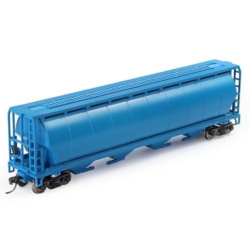 Evemodel C8744 HO Maßstab 1:87 zylindrisch abgedeckter Getreidehopfer Auto Rollstock Modelleisenbahn (Blau) von Evemodel