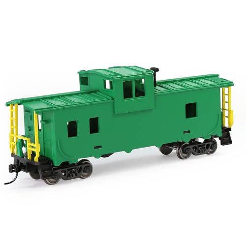 Evemodel C8763 1 Einheit lackiert 1:87 HO Maßstab 36' Wide Vision Caboose Wagons Modelleisenbahn (Grün) von Evemodel