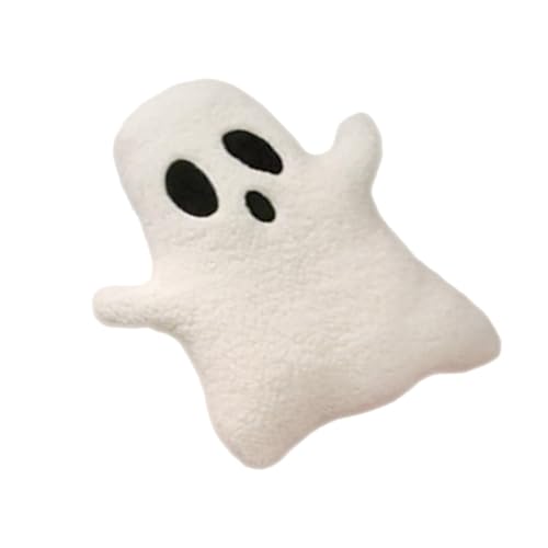 Eventerde Halloween Geisterkissen - Cute Spooky Ghost Pillow, Niedlich Gruselige Kissen Puppe, Weißes Geister Halloweenkissen, Neue Kreative Halloween Niedlich Gruselige Kissen Puppe Halloween von Eventerde