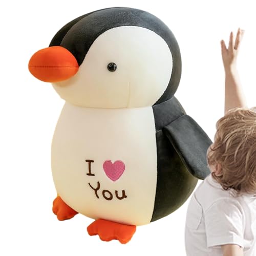 Eventerde Pinguin-Plüschtiere, ausgestopfter Pinguin-Plüsch - ICH Liebe Dich Stofftier Kinderspielzeug | Gefüllte Pinguin-Plüschtiere für Weihnachten, Geburtstag, Mitbringsel von Eventerde