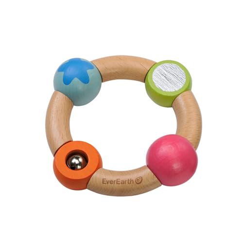 EverEarth Baby Grab Ring Blue Star EE33587 Holzspielzeug für Kinder ab 6 Monaten EverEarth Baby Grab Ring Blue Star EE33587 Holzspielzeug für Kinder ab 6 Monaten von EverEarth