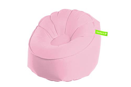 EverEarth Sitzsack in Pastell Rosa – Bequemer und nachhaltiger Sitz für Kinder – Umweltfreundliches und langlebiges Design – EE33522 von EverEarth