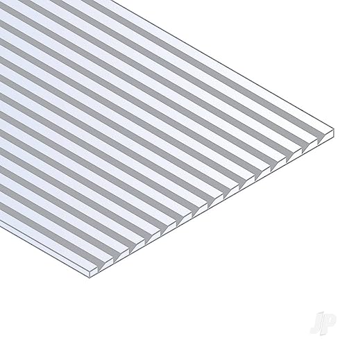 evergreen 14083 Strukturplatte, Raster 2.10 mm, 300 x 600 x 1 mm, 1 Stück von Evergreen Scale Models