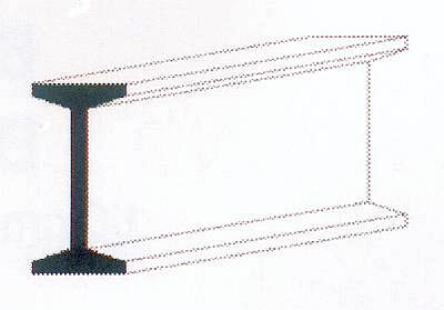 I-Profil, 350x2,0X1,3 mm, 4 Stück von Evergreen