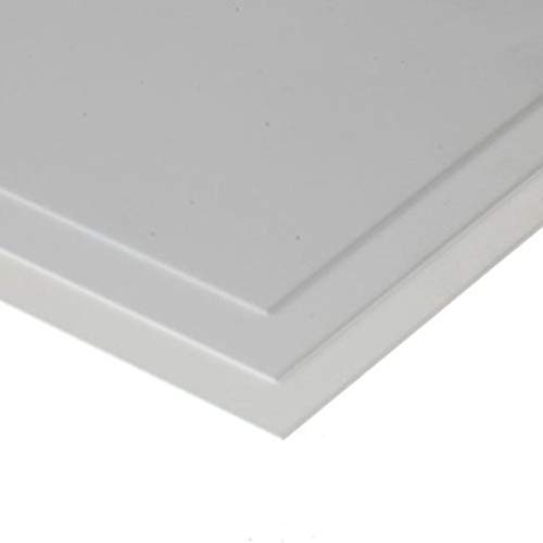 evergreen 9020 - Polystyrolplatte, Spiel, 150 x 300 x 0.50 mm, 3 Stück, weiß von Evergreen