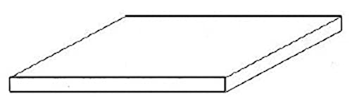 evergreen 9114 Polystyrolplatten, 200 x 530 x 0.75 mm, 4 Stück, schwarz von Evergreen