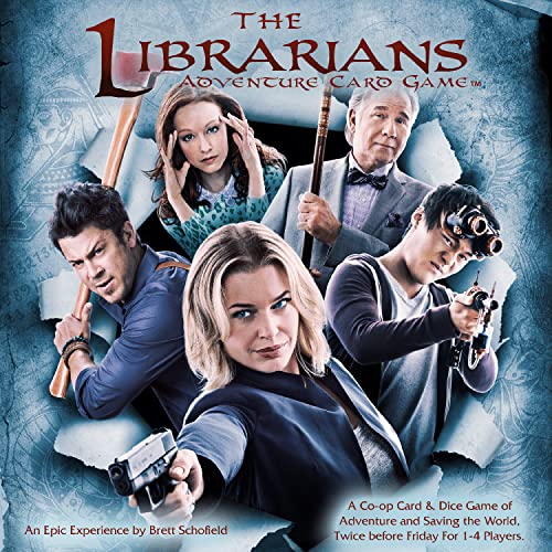 The Librarians: Adventure Card Game - Lizenziertes Karten- und Brettspiel basierend auf der TV-Serie, Szenario-basiertes Gameplay, Save The World, Play Co-Op oder Solo, für 1-4 Spieler von Everything Epic