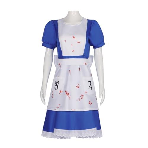 ExaRp Alices Mad-ness Re-turnses Dienstmädchen-Kostüm, Anime-Club-Kleid, Mädchen, Kostüm, Anime-Cosplay-Kostüm für Party, Halloween von ExaRp