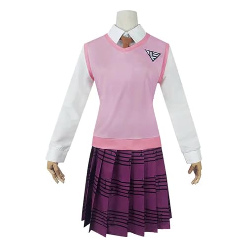 ExaRp Danganronpas Kaede Akamatsu Anime Club Kleid Mädchen Verkleidung Anime Cosplay Kostüm für Party Halloween von ExaRp