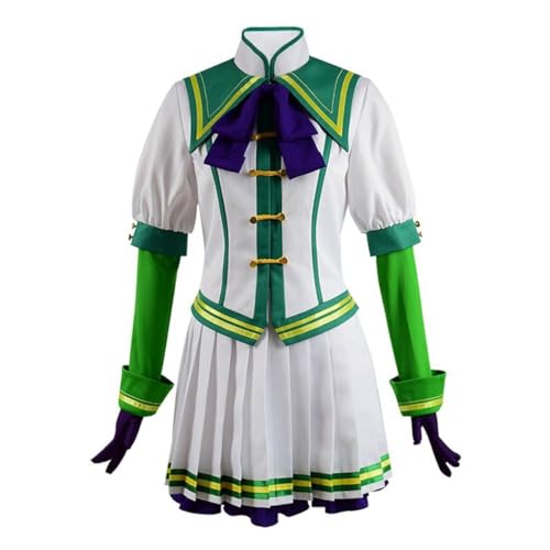 ExaRp Prettys Derbys Silence Suzuka Anime Club Kleid Mädchen Verkleidung Anime Cosplay Kostüm für Party Halloween von ExaRp