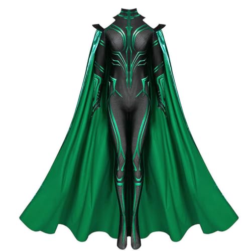 ExaRp Thor Hela Cosplay Bodysuit Halloween Anime Kostüm Einteiler Anime Rollenspiel Fancy Outfits Jumpsuit von ExaRp