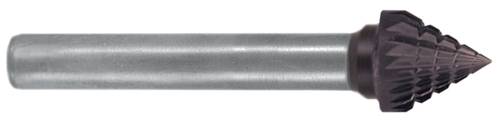 Exact 72434 Frässtift Hartmetall Kegel Länge 60mm Schaftdurchmesser 6mm von Exact