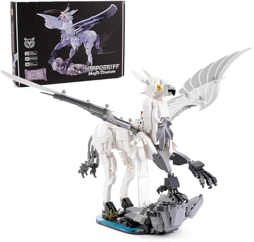 Exairetikos Harry Hippogriff Spielzeug Klemmbausteine Bausteine,Kompatibel Mit Lego Magic Potter Phoenix Geschenk für Potter Fans Erwachsene und Jungen ab 8-16+ (698 PCS) von Exairetikos