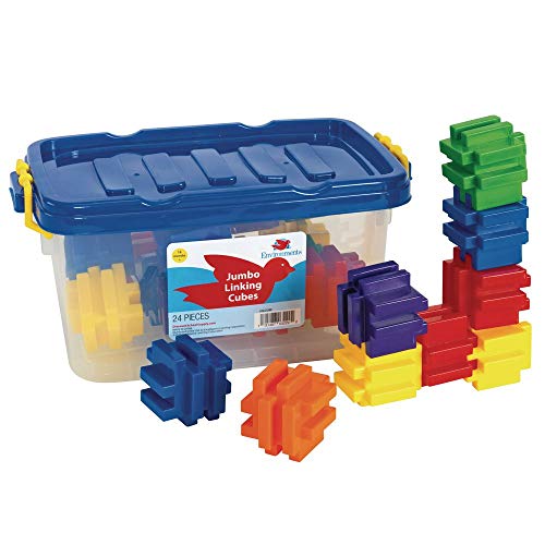 Environments Jumbo Linking Cubes - Set of 24 (Item # JLCUBE) von Excellerations