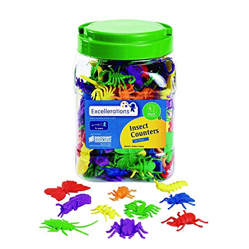 Excellerations Buggy Insektenzähler, verschiedene Farben, 144 Stück von Excellerations