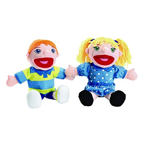 Excellerations Multikulturelle Puppenpaare für Jungen und Mädchen, Set mit 2 Puppen, kaukasisch, 13 – H (Artikel # KIDPUPC) von Excellerations