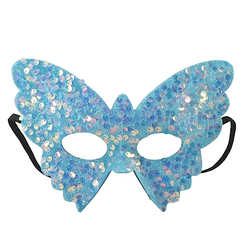 Exingk Maskerade-Maske für Damen, Pailletten, Schmetterlingsmaske, Prinzessinnen-Party-Maske, hübsche Venedig-Halbgesichtsmaske, Halloween-Maske, halbe Gesichtsmaske für Frauen, Schmetterlingsmaske, von Exingk