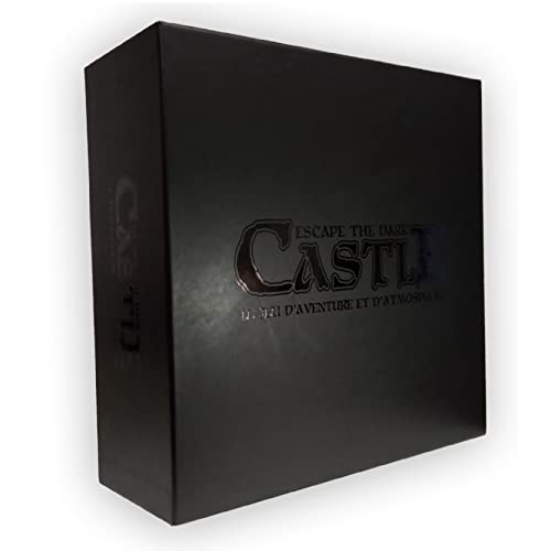 Exod Games Escape The Dark Castle: Maxi Sammlerbox (zum Aufbewahren des Spiels und der Erweiterungen) L 1, Schwarz von Exod Games