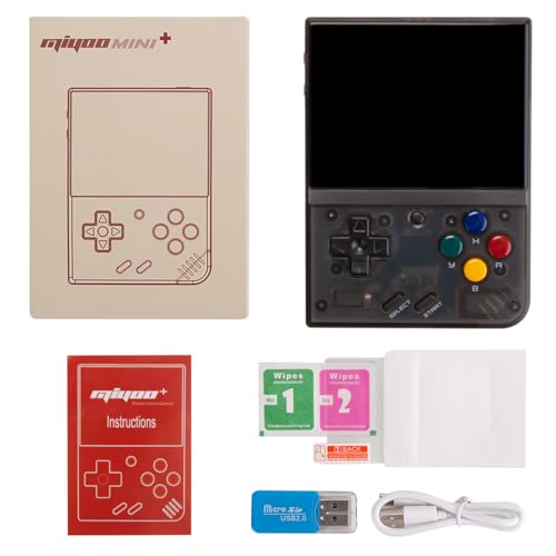 ExploTex Mioyo Mini Plus Retro-Handheld Spielkonsole, 3.5-Zoll Tragbare WiFi Handheld-Retro-Spielekonsole von ExploTex