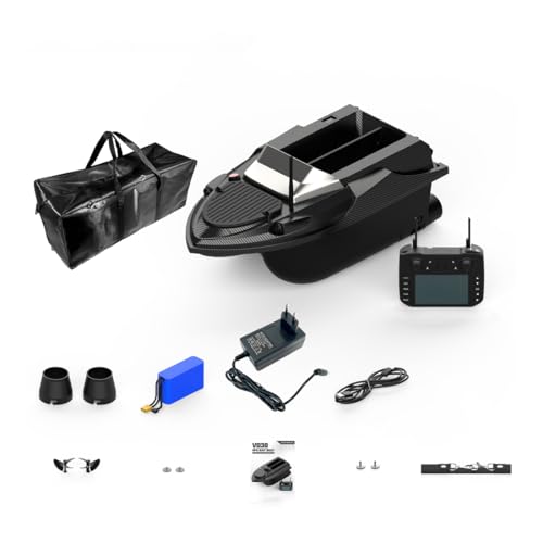 ExploTex V080 12V Hochgeschwindigkeits-RC-Köderboot, 9 Angelzonen Und 180 Wegpunkte, Ideal für Die Großflächige Abdeckung von Seen, Flüssen Oder Stauseen, EIN Geschenk für Angelfreunde ExploTex V080 12V Hochgeschwindigkeits-RC-Köderboot, 9 Angelzonen Und 180 Wegpunkte, Ideal für Die Großflächige Abdeckung von Seen, Flüssen Oder Stauseen, EIN Geschenk für Angelfreunde von ExploTex