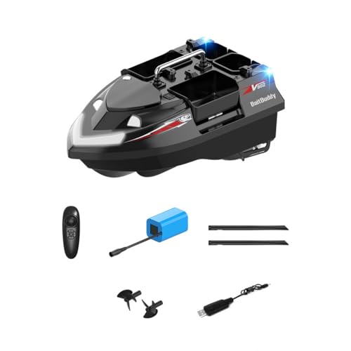 ExploTex V802 RC Köderboot, Dual-Antenne, 4 Fächer, 3 Kg Große Kapazität, Hocheffizientes Köderboot, EIN Geschenk für Angelfreunde ExploTex V802 RC Köderboot, Dual-Antenne, 4 Fächer, 3 Kg Große Kapazität, Hocheffizientes Köderboot, EIN Geschenk für Angelfreunde von ExploTex
