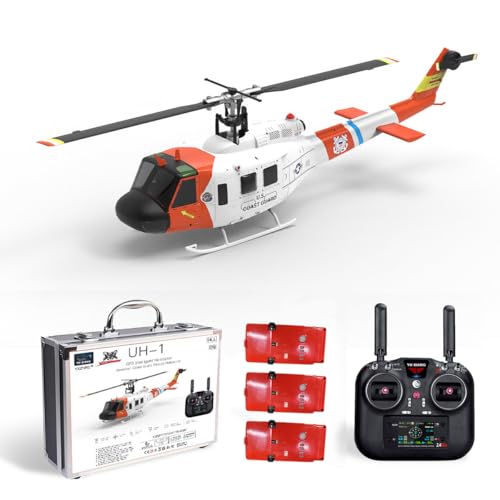 ExploTex WOLFBUSH×YU Xiang F07S UH-1 Huey 1:34 RC-Hubschrauber, 2.4G 6CH Bürstenloser Direktantrieb, 6G Flybarless Hubschraubermodell mit GPS, Einstellbarer Gashebel für Links- Und Rechtshänder (RTF) ExploTex WOLFBUSH×YU Xiang F07S UH-1 Huey 1:34 RC-Hubschrauber, 2.4G 6CH Bürstenloser Direktantrieb, 6G Flybarless Hubschraubermodell mit GPS, Einstellbarer Gashebel für Links- Und Rechtshänder (RTF) von ExploTex