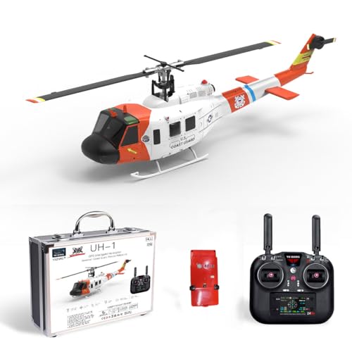 ExploTex WOLFBUSH×YU Xiang F07S UH-1 Huey 1:34 RC-Hubschrauber, 2.4G 6CH Bürstenloser Direktantrieb, 6G Flybarless Hubschraubermodell mit GPS, Einstellbarer Gashebel für Links- Und Rechtshänder (RTF) ExploTex WOLFBUSH×YU Xiang F07S UH-1 Huey 1:34 RC-Hubschrauber, 2.4G 6CH Bürstenloser Direktantrieb, 6G Flybarless Hubschraubermodell mit GPS, Einstellbarer Gashebel für Links- Und Rechtshänder (RTF) von ExploTex