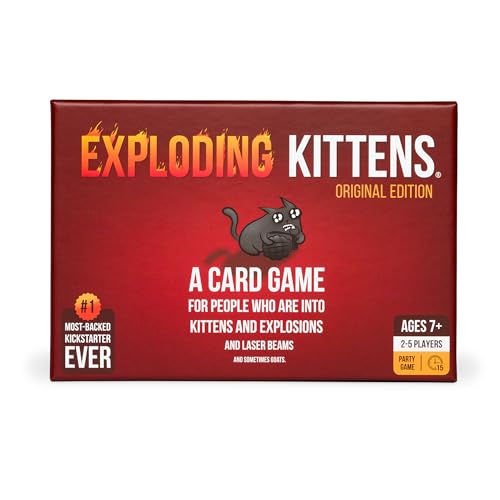 Exploding Kittens Original Edition (ENGELS) (EKGORG11) von Exploding Kittens