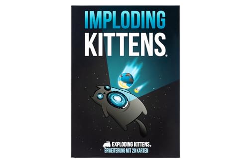 Exploding Kittens, Exploding Kittens – Imploding Kittens, Erweiterung, Partyspiel, Kartenspiel, 2-6 Spieler, Ab 7+ Jahren, 15+ Minuten, Deutsch, Mehrfarbig, Bunt von Asmodee