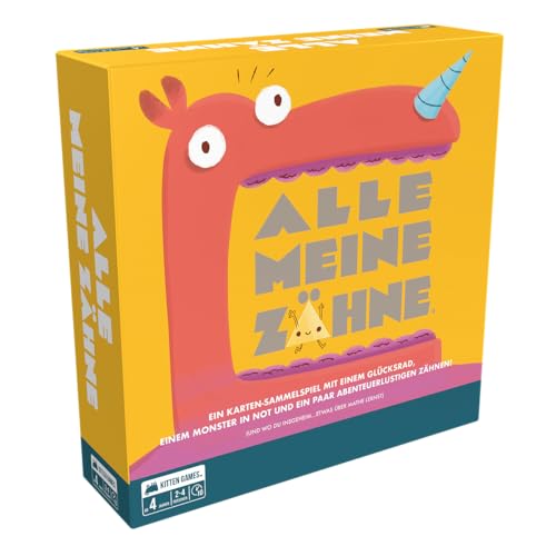 Exploding Kittens, Alle meine Zähne, Kinderspiel, Kartenspiel, 2-4 Spieler, Ab 4+ Jahren, 10 Minuten, Deutsch von Exploding Kittens