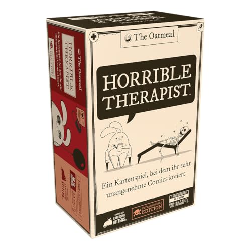 Exploding Kittens, Horrible Therapist, Partyspiel, Kartenspiel, 3-8 Spieler, ab 18+ Jahren, 15 Minuten, Deutsch Exploding Kittens, Horrible Therapist, Partyspiel, Kartenspiel, 3-8 Spieler, ab 18+ Jahren, 15 Minuten, Deutsch von Exploding Kittens