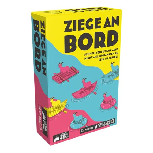 Exploding Kittens, Ziege an Bord, Partyspiel, 2-6 Spieler, 7+ Jahre, 10 Minuten, Deutsch Exploding Kittens, Ziege an Bord, Partyspiel, 2-6 Spieler, 7+ Jahre, 10 Minuten, Deutsch von Exploding Kittens
