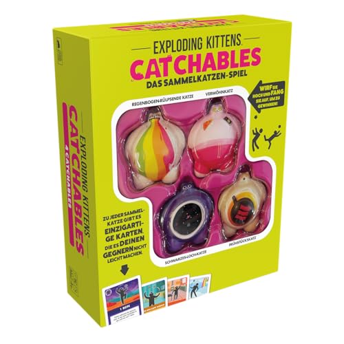 Exploding Kittens Catchables 4er-Pack – Lustige Wurfspiele zum Sammeln | Partyspiel, Reisespiel & Familienspiel für Kinder ab 8 Jahren und Erwachsene Exploding Kittens Catchables 4er-Pack – Lustige Wurfspiele zum Sammeln | Partyspiel, Reisespiel & Familienspiel für Kinder ab 8 Jahren und Erwachsene von Exploding Kittens