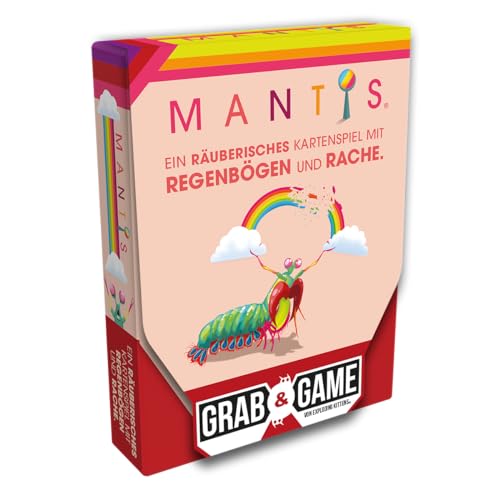 Exploding Kittens, Mantis: Grab & Game, Partyspiel, Kartenspiel, 2-4 Spieler, Ab 7+ Jahren, 10 Minuten, Deutsch von Exploding Kittens