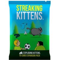 Asmodee EXKD0006 - Exploding Kittens, Streaking Kittens, Quizspiel, Kartenspiel von Exploding Kittens