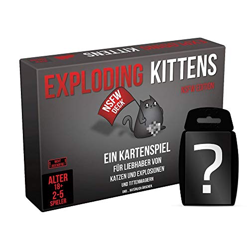 Exploding Kittens - NSFW Edition - Kartenspiel | DEUTSCH | Set inkl. Kartenspiel von Exploding Kittens