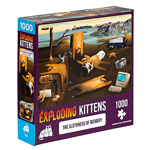 Exploding Kittens PSLOTH-1K-6 Katze Puzzle, Multi von Exploding Kittens