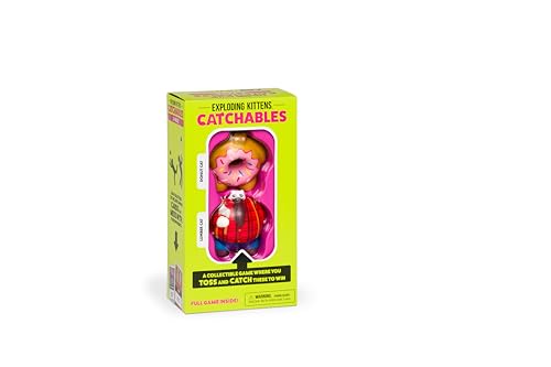 Exploding Kittens Catchables #1: Lumber Cat & Donut Cat, Collectible Toy Tossing Games - Family Games, Adult Games, Fun Games, Party Games & Travel Card Games for Adults & Kids Ages 8+ von Exploding Kittens