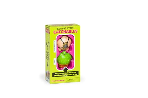 Exploding Kittens Catchables #2: Cat Wearing A Cat & Catcus, Collectible Toy Tossing Games - Family Games, Adult Games, Fun Games, Party Games & Travel Card Games for Adults & Kids Ages 8+ von Exploding Kittens