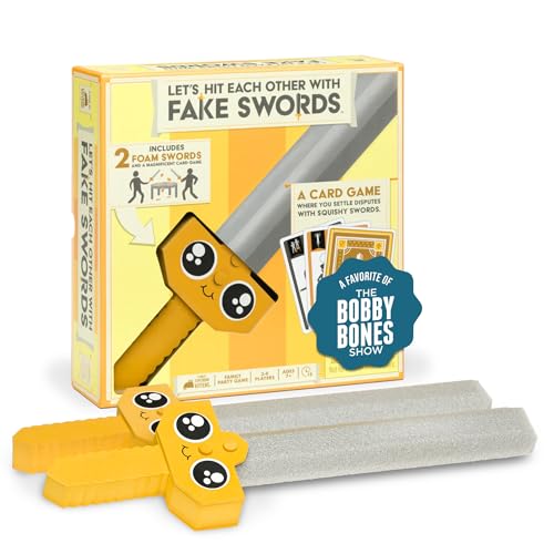 Let’s Hit Each Other with Fake Swords by Exploding Kittens - 3-6 Players - Ages 7+ - 15 Minutes to Play - A Sword Fighting Card Game - Easter Basket Stuffer - Party Game for Kids & Family Night von Exploding Kittens