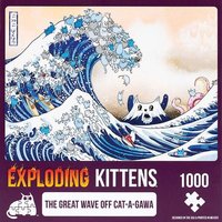 Exploding Kittens - Puzzle - The Great Wave off Cat-a-gawa von Exploding Kittens