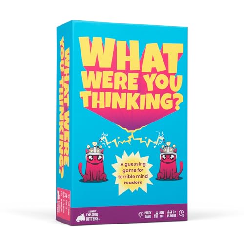Exploding Kittens - What were You Thinking? A Hilarious Guessing Board Game - Party Game for Ages 10 and up - Great for Adults, Teens, and Kids - A Game for 3 Players or More Exploding Kittens - What were You Thinking? A Hilarious Guessing Board Game - Party Game for Ages 10 and up - Great for Adults, Teens, and Kids - A Game for 3 Players or More von Exploding Kittens