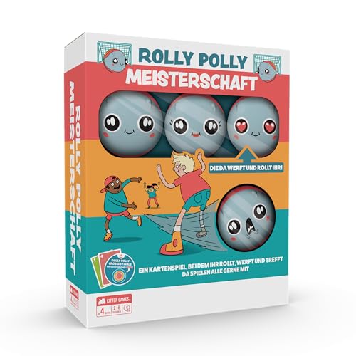 Exploding Kittens präsentiert: Rolly Polly Meisterschaft. Kartenspiel für 2–6 Personen ab 4 Jahren – Perfektes aktives Familien-Kartenspiel für den Spieleabend mit Kindern und nur 10 Minuten Spielzeit Exploding Kittens präsentiert: Rolly Polly Meisterschaft. Kartenspiel für 2–6 Personen ab 4 Jahren – Perfektes aktives Familien-Kartenspiel für den Spieleabend mit Kindern und nur 10 Minuten Spielzeit von Exploding Kittens
