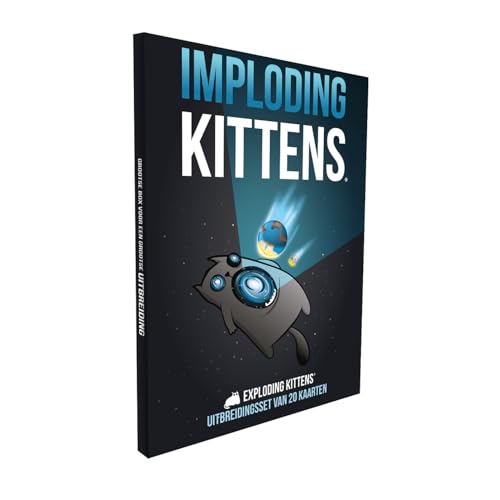 Imploding Kittens NL – Kartenspiel – Erweiterung für Exploding Kittens – Partyspiel – Für die ganze Familie [NL] von Exploding Kittens