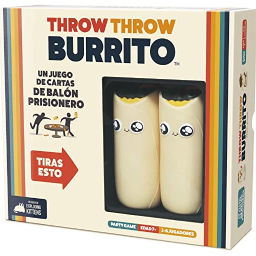 THROW THROW BURRITO Exploding Kittens Kartenspiel Spanische Sprache von Exploding Kittens