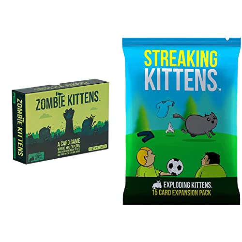 Exploding Kittens Zombie Kittens & EKG-2EXP Kittens: This The Second Expansion of von Exploding Kittens