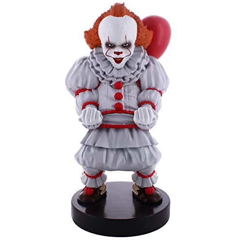 Exquisite Gaming: Warner Bros: Pennywise - Original Mobile Phone & Gaming Controller Holder, Device Stand, Cable Guys, IT Licensed Figure Sammlerfigur Erwachsene & Kinder von Exquisite Gaming